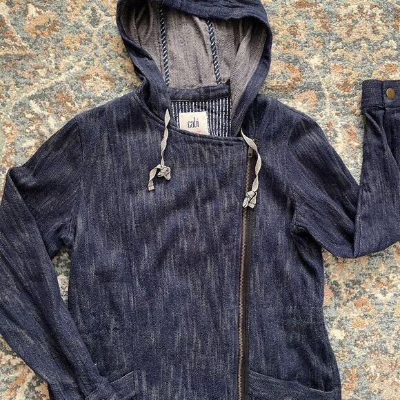 Cabi Blue Zip Up Anorak Jacket #5100 women’s size Small - Picture 4 of 12